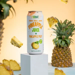 Vinut Fruit Juice Pineapple With Pulp 12 Pack
