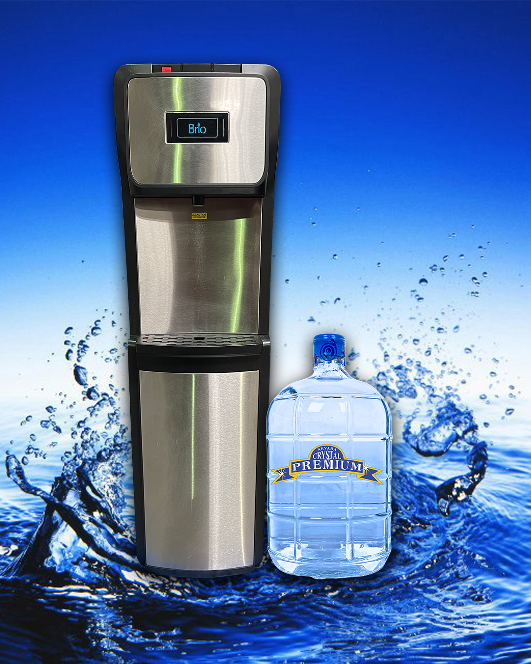 Hot & Cold Bottom Loader Cooler Rental